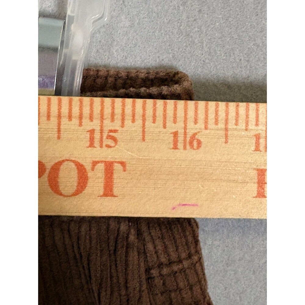 Empyre Corduroy Pants Womens 8 Brown Tori 90s Skater Retro Y2K Baggy (32Wx29L) - Picture 6 of 9